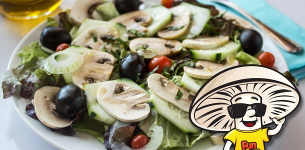 Mediterranean FunGuy Garden Salad