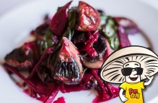 Turnip the Beet Warm FunGuy Mushroom Salad