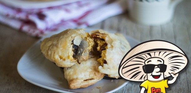 Cheesy FunGuy Mushroom Breakfast Turnovers