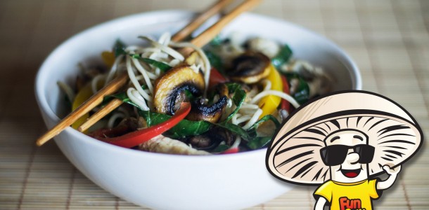 Chicken FunGuy Mushrooms Vegetable Stir-fry