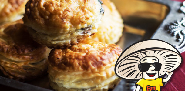 FunGuy Mushroom Goat Cheese Puffs