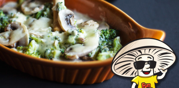 FunGuy Mushrooms Broccoli and Cheese Dip