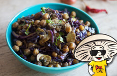 FunGuy's Warm Curried Winter Chickpea Salad