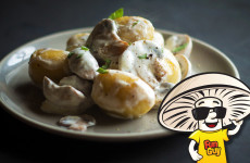Gnocchi with FunGuy Mushrooms and Sage Cream Sauce