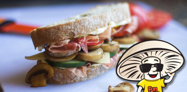 Prosciutto FunGuy Sandwich
