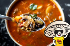 FunGuy Mushrooms Vegan Minestrone Soup