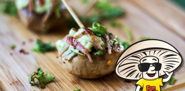 Guacamole Stuffed FunGuy Footballs