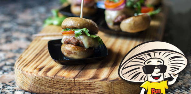 FunGuy's Mini Mushroom Burgers