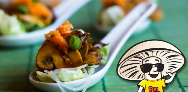 Spicy Korean BBQ FunGuy Lettuce Wraps