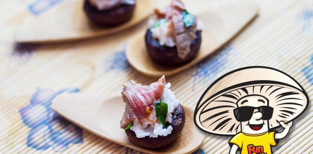 Sweet and Spicy Garlic Ginger Steak and Jasmine Rice FunGuy Stuffers