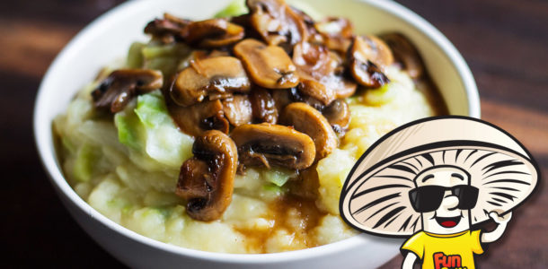 FunGuy Colcannon with Guinness Mushrooms