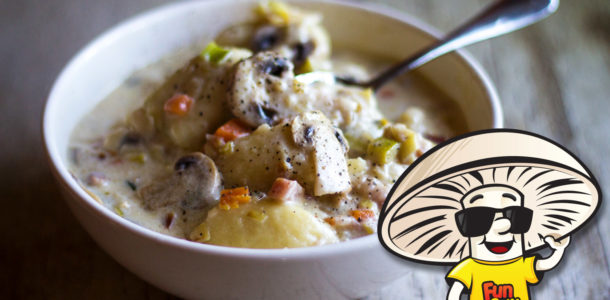 FunGuy's Creamy Potato Gnocchi and Leek Soup