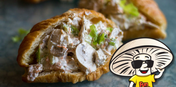 FunGuy's Chicken Salad Croissant Sandwich