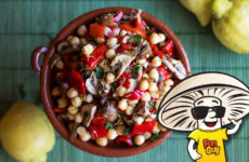 FunGuy’s Roasted Red Pepper Chickpea Salad