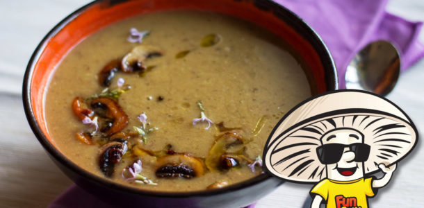 FunGuy’s Roasted Vegetables and White Bean Soup