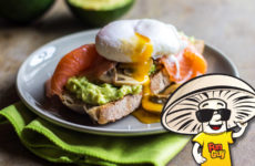 FunGuy's Avocado Toast with Smoked Salmon and Poached Egg
