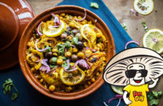 Lemon Chicken Tagine with FunGuy Mushrooms and Chickpeas