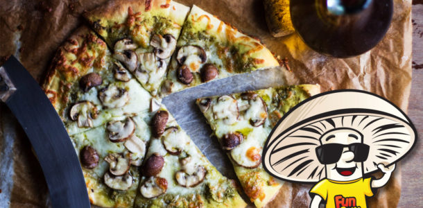 FunGuy Grilled Pesto Pizza