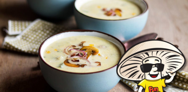 FunGuy Corn and Mushroom Chowder