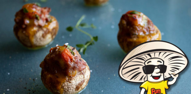 Honey Mustard Glazed Sausage Filled FunGuy Stuffers