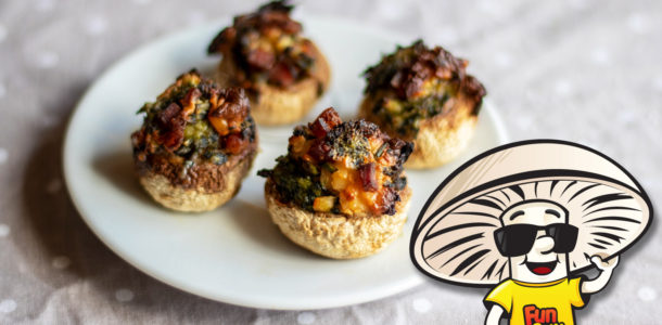 Broccoli Smoked Bacon Cheese FunGuy Stuffers