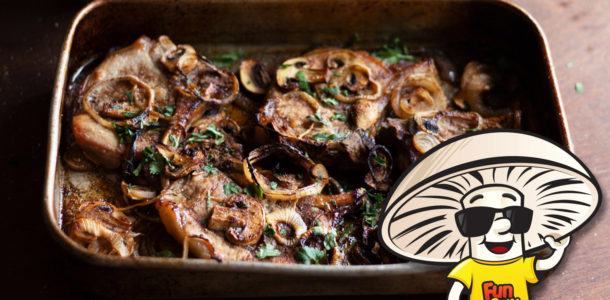 FunGuy’s Baked Balsamic and Pepper Pork Chops