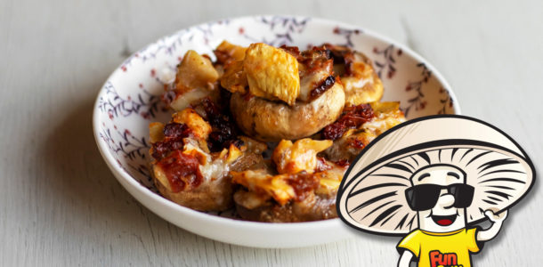 FunGuy Artichoke and Sun-dried Tomato Stuffers with Gorgonzola