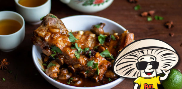 Saucy Hoisin Pork Short Ribs and FunGuy Mushrooms
