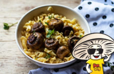 Butter and Herb Roasted FunGuy Mushrooms with Pasta