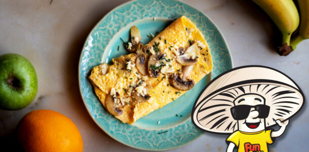 FunGuy’s Aged White Cheddar and Chive Omelette