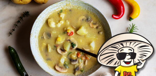 FunGuy’s Winter Vegan Mushroom Chowder