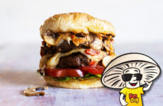 Double FunGuy Blended Beef and Mushroom Cheeseburger