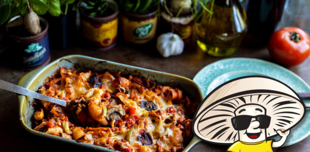 Cheesy Beef and FunGuy Mushroom Ragù Pasta Shells