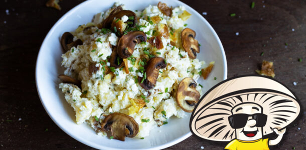 FunGuy's Baked Potato Salad with Blue Cheese and Chives