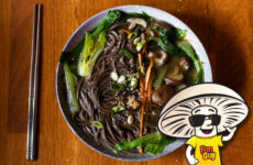 FunGuy’s Shiitake Bok Choy and Soba Miso Soup