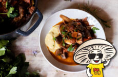 FunGuy’s Beef Ossobuco with Creamy Polenta