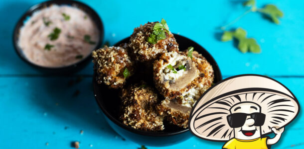 Jalapeño Cream Cheese FunGuy Mushroom Poppers
