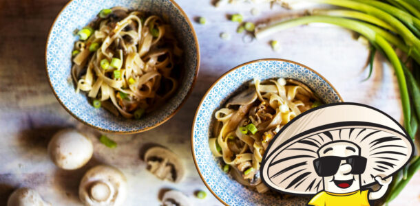 FunGuy’s Miso Butter Sautéed Mushroom Tagliatelle