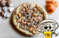 FunGuy's Smoked Salmon Pizza