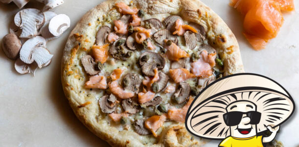 FunGuy's Smoked Salmon Pizza