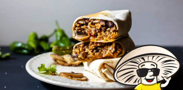 FunGuy's Padrón Rice and Bean Burritos