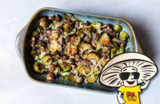 FunGuy’s Roasted Garlic Parmesan Brussels Sprouts