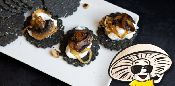 FunGuy’s Lemon Feta and Sautéed Mushrooms