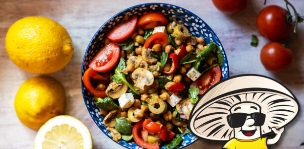 FunGuy's Greek Style Chickpea Salad