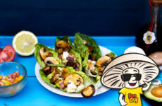 FunGuy's Summer Crimini Romaine Lettuce Wraps