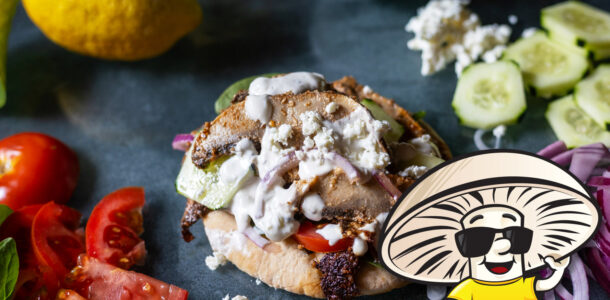 Vegetarian FunGuy Portobello Gyros