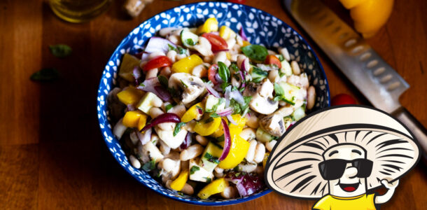 FunGuy’s Lemon and Herb Marinated Bean Salad