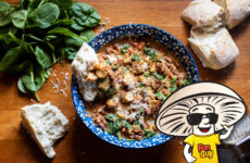 FunGuy’s Parmesan Butter Beans and Spinach