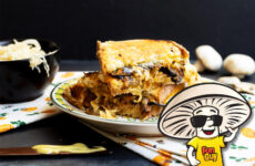 FunGuy's Mushroom and Sauerkraut Maple Dijon Grilled Cheese Sandwich