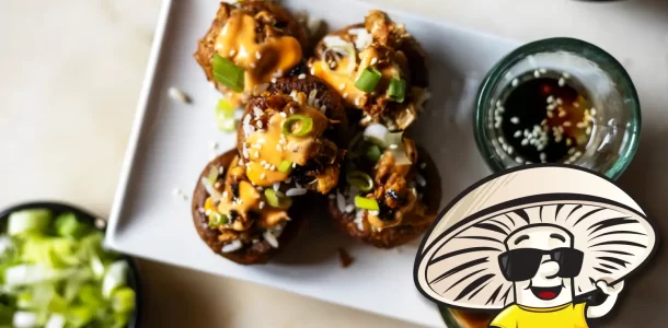 FunGuy's Sweet Chili Chicken Stuffers with Sweet Sriracha Chili Mayo